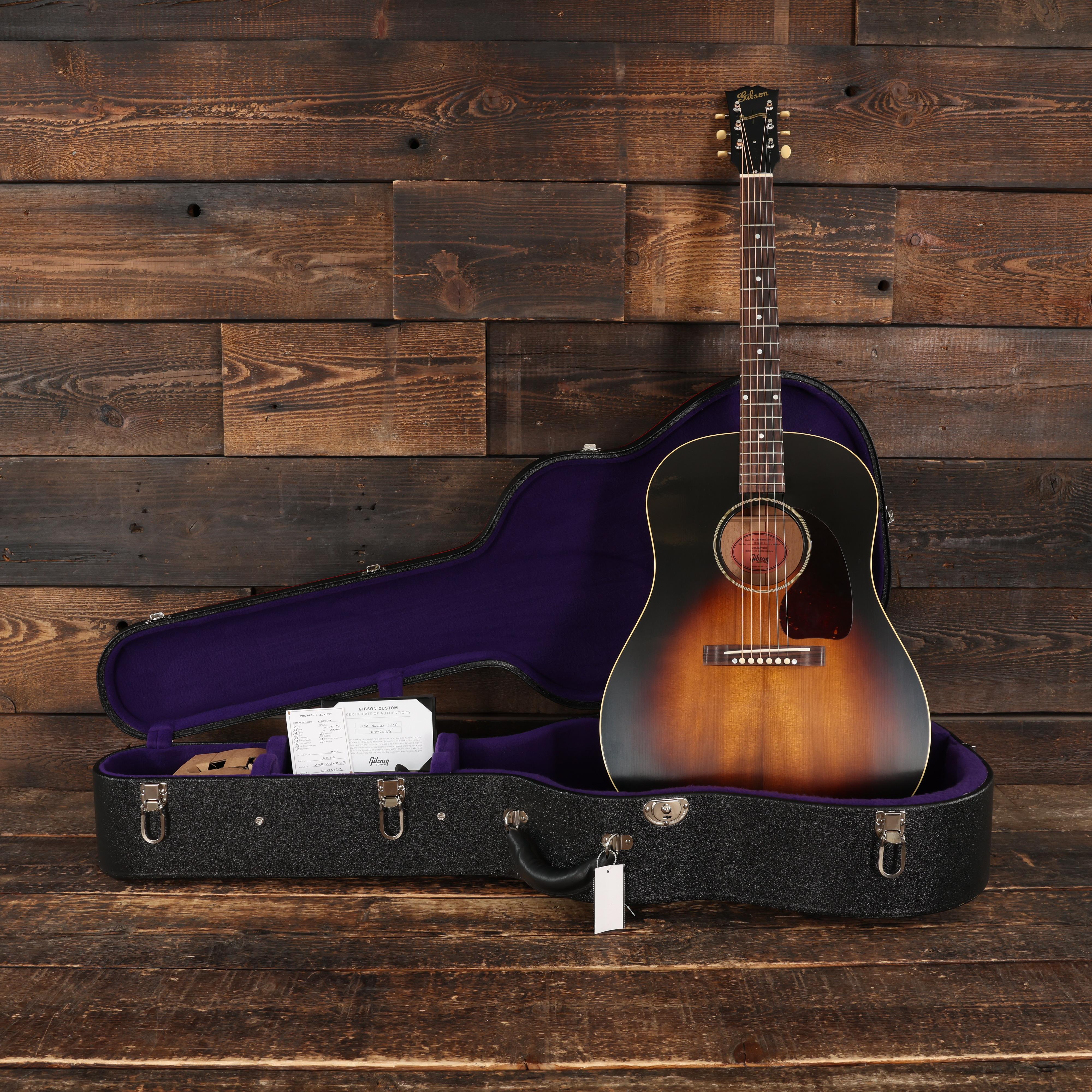 Gibson 1942 Banner J-45 in Vintage Sunburst - Andertons Music Co.